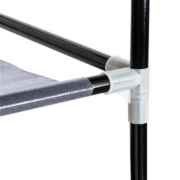 10 Tiers Shoe Rack with Dustproof Cover Closet Shoe Storage Cabinet Organizer