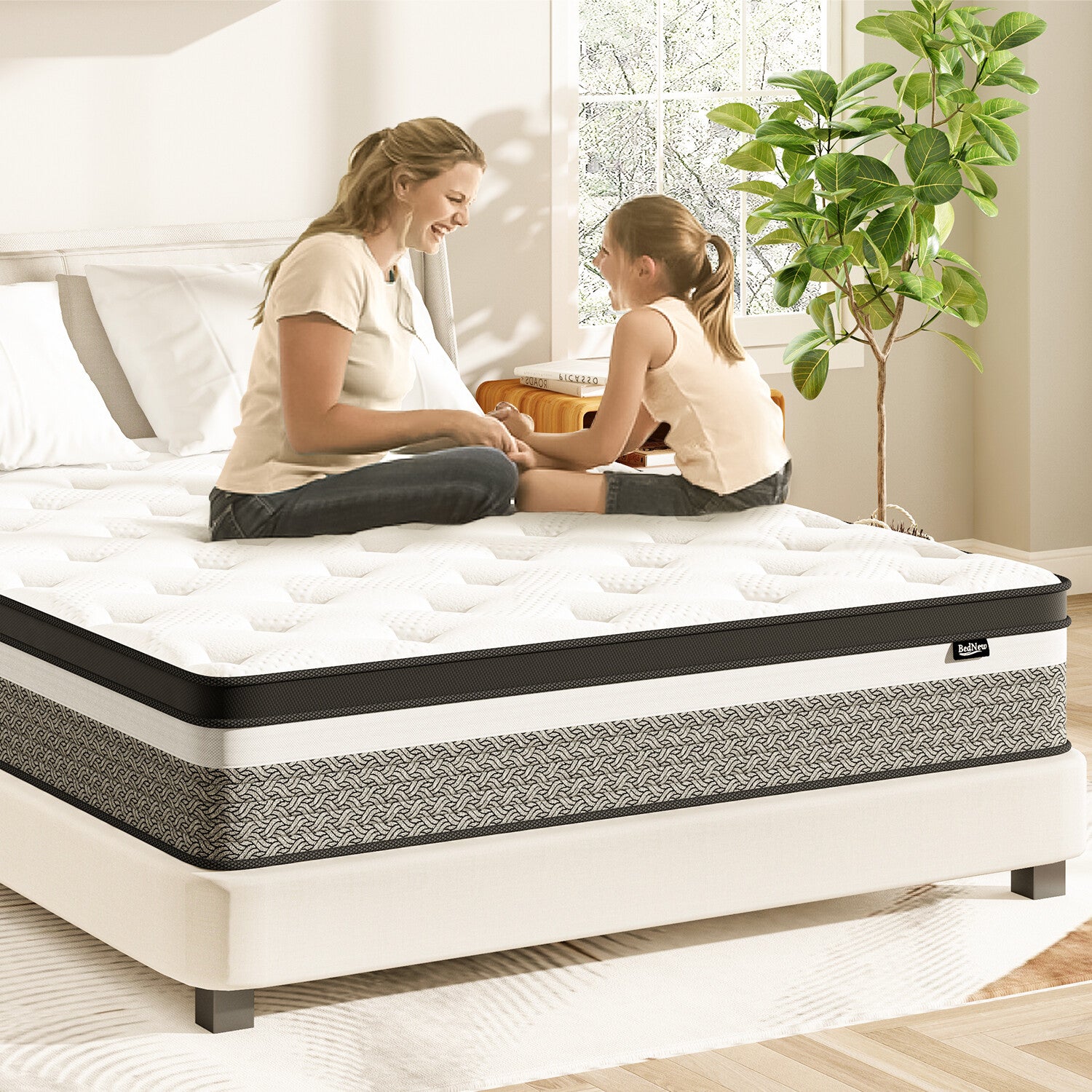 10/12/14 Inch Hybrid Gel Memory Foam Mattress Twin Full Queen King Size In a Box