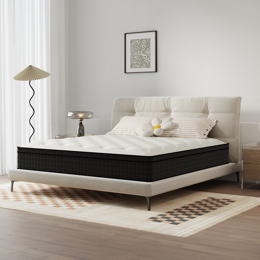 12" 14" Twin Full Queen King Size Mattress Hybrid Memory Foam Spring Bed in box