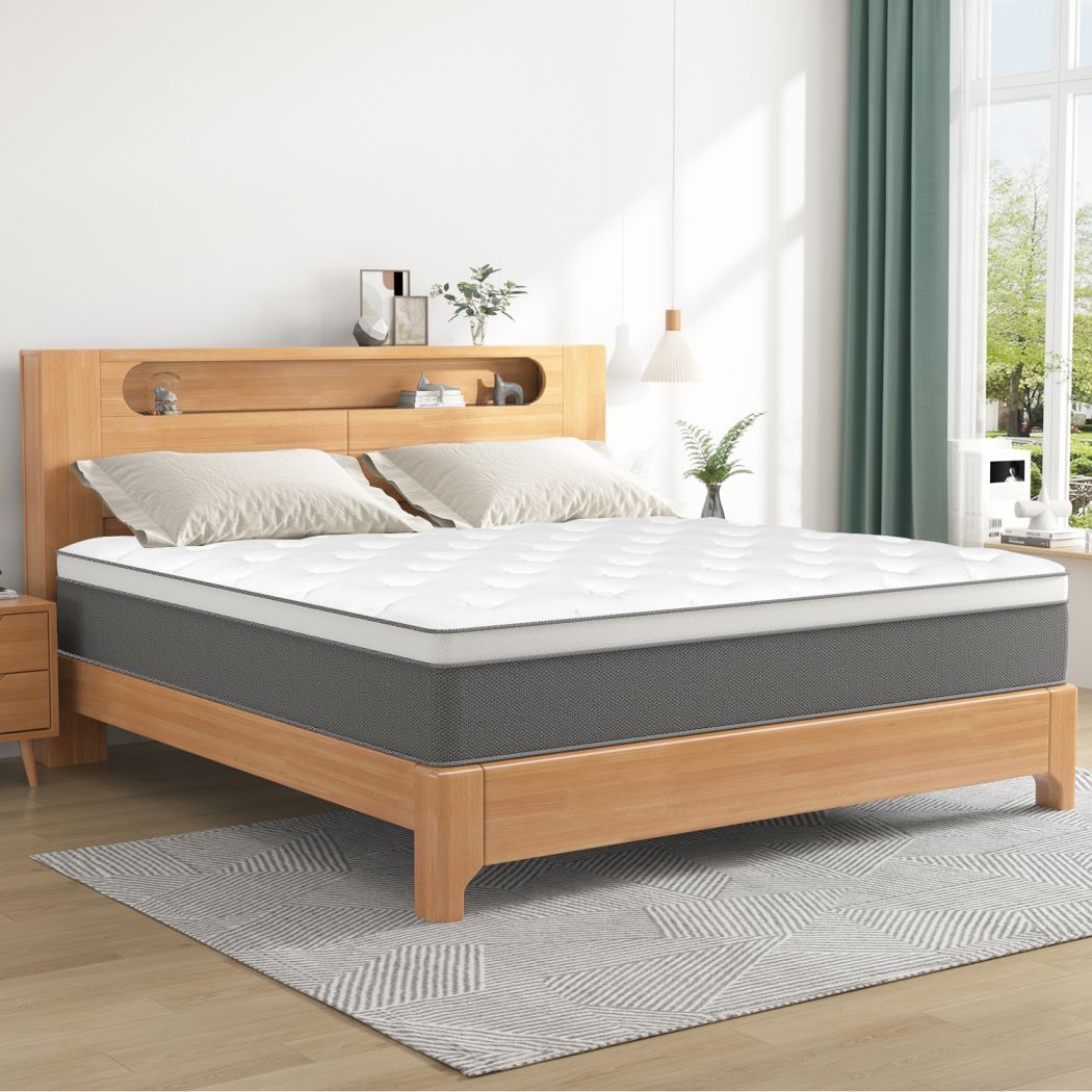 12" 14" Gel Memory Foam Hybrid Mattress Spring Twin Full Queen King In A Box