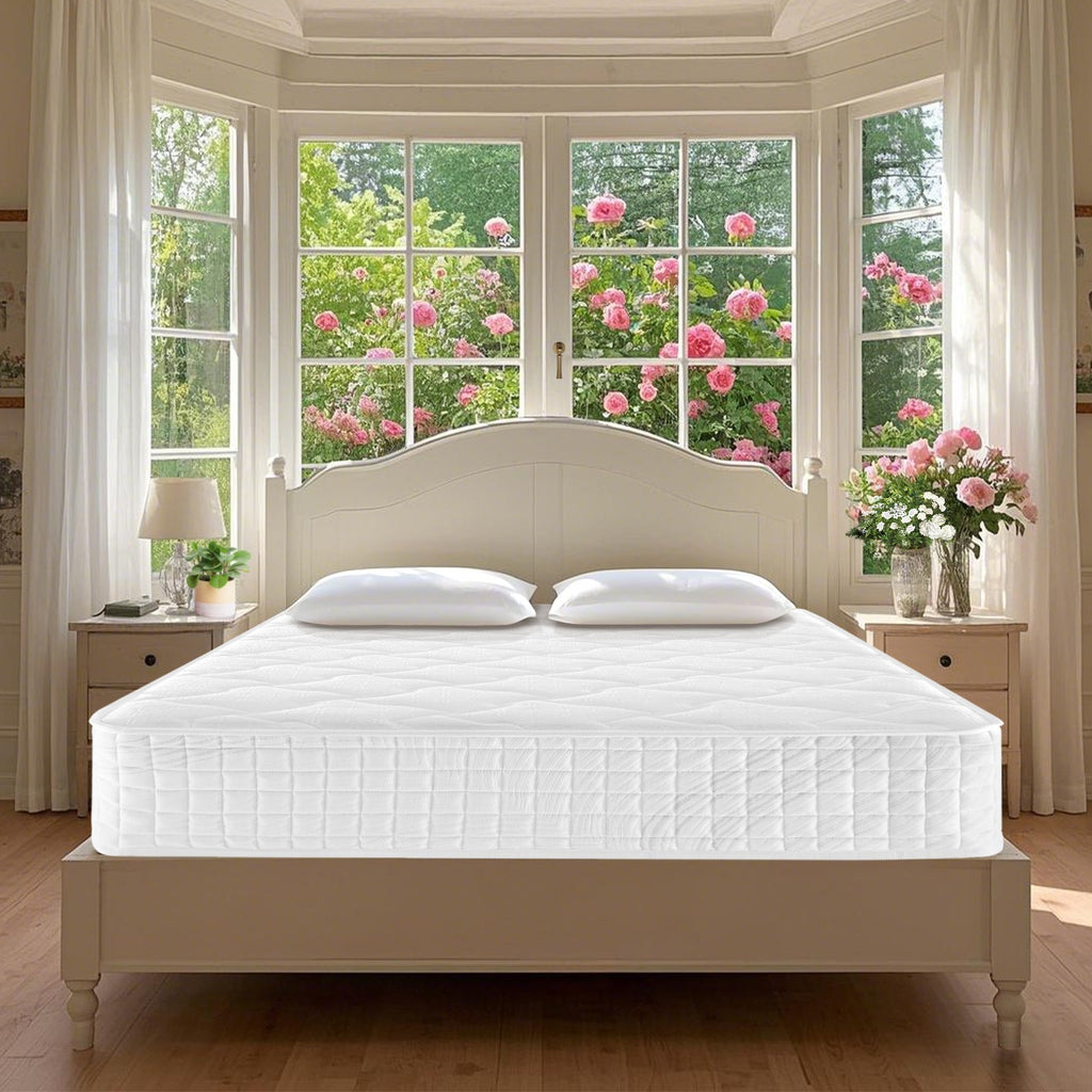 10"12" Twin Full Queen King Size Mattress in a Box Hybrid Spring Gel Memory Foam