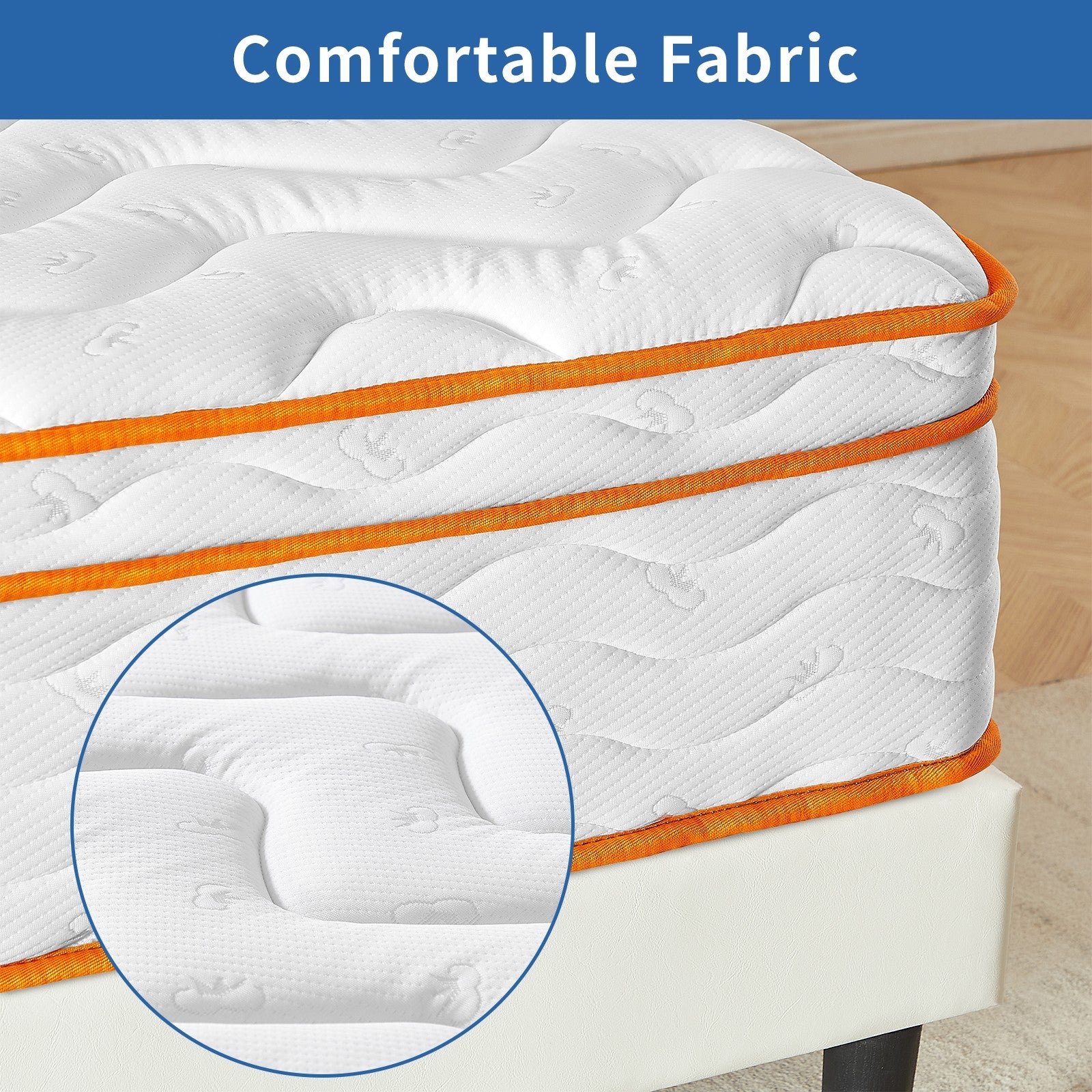 10" 12"Twin Full Queen King Size Gel Memory Foam Hybrid Spring Mattress In A Box