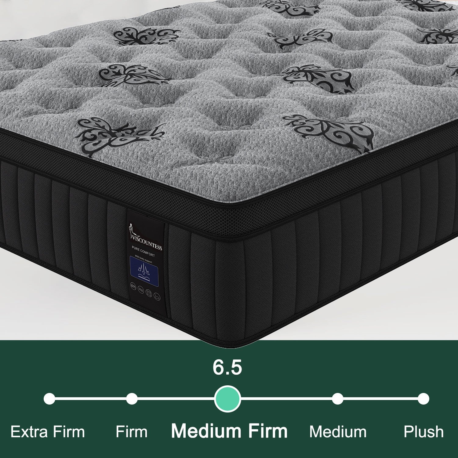 12 Inch Gel Memory Foam Hybrid Spring Mattress Twin Full Queen King in A Box