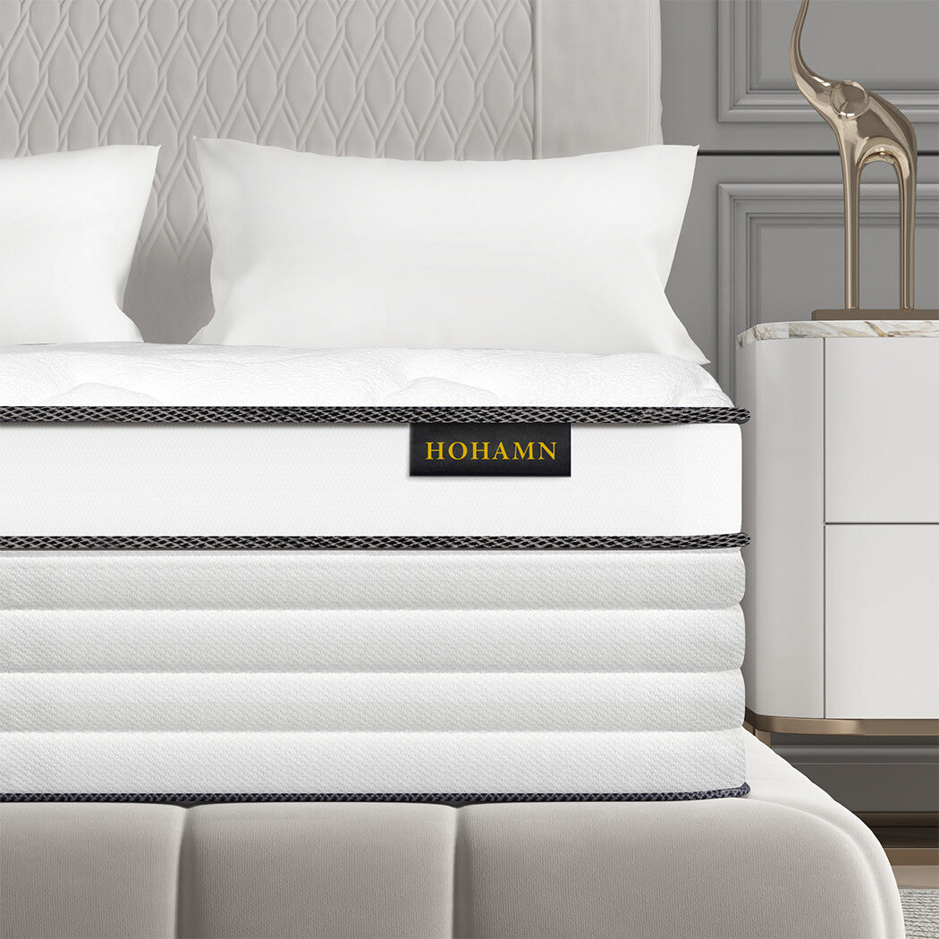 12" 14" Mattress Twin Full Queen King Size Gel Memory Foam Hybrid Spring Bed Box