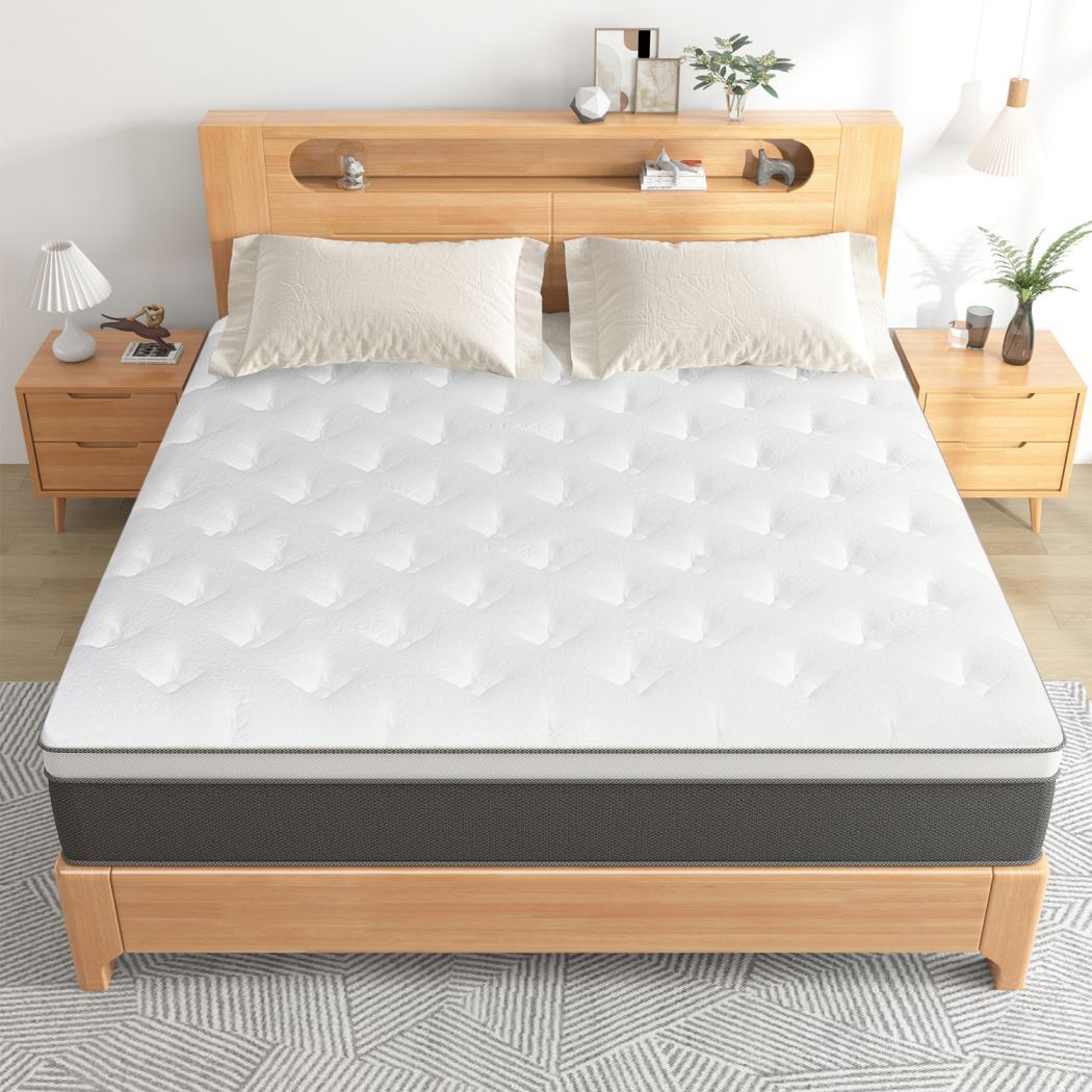 12" 14" Gel Memory Foam Hybrid Mattress Spring Twin Full Queen King In A Box