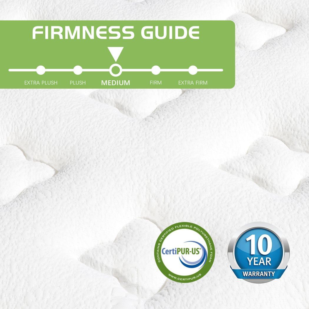 10" 12" 14" Twin Full Queen King Mattress Hybrid Spring Memory Foam Bed in a Box