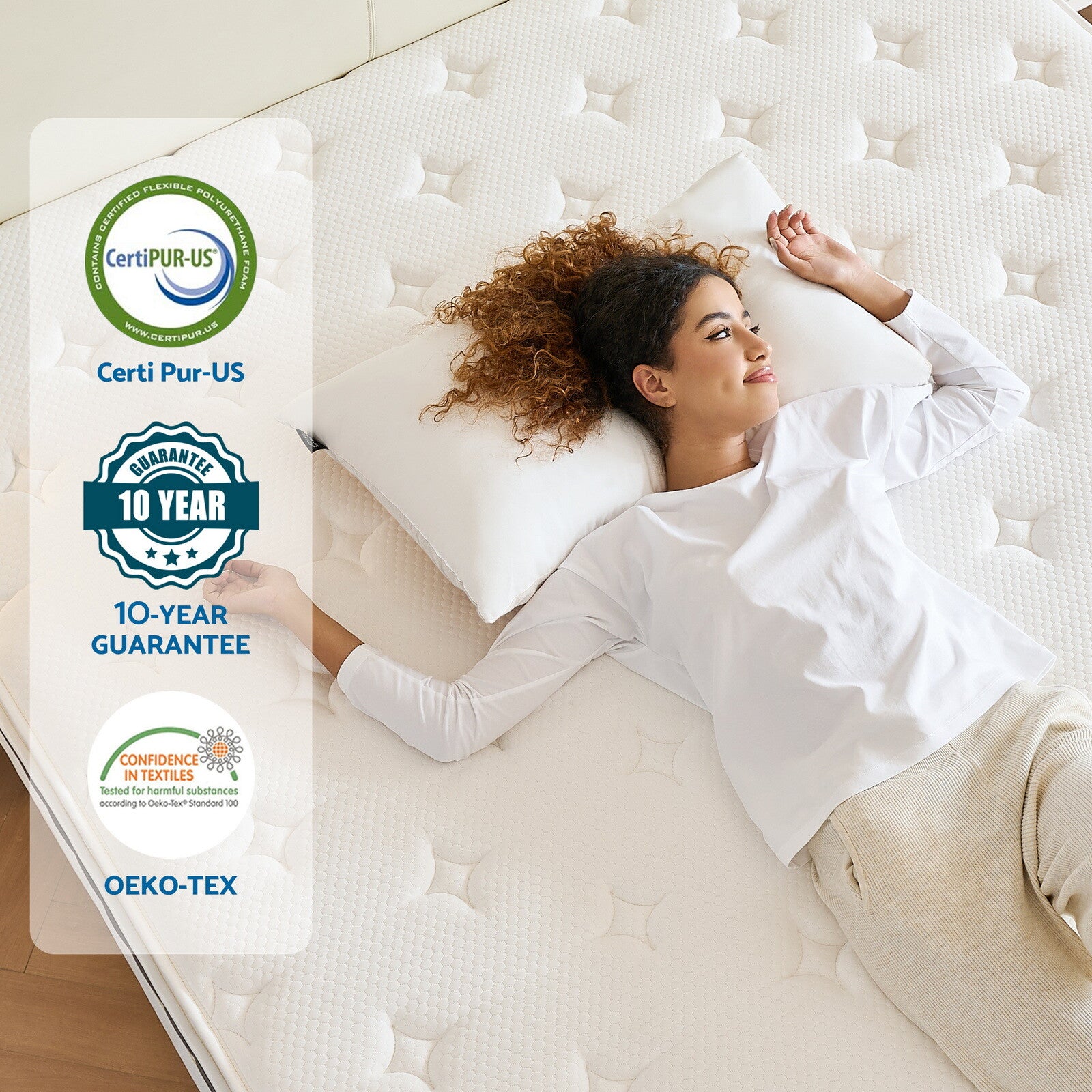 10/12/14 inch Gel Memory Foam Spring Queen Mattress Twin Full King Size In A Box