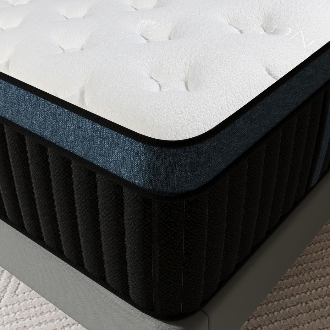 12" 14" Mattress in a Box Twin Full Queen King Size Memory Foam Pocket Spring