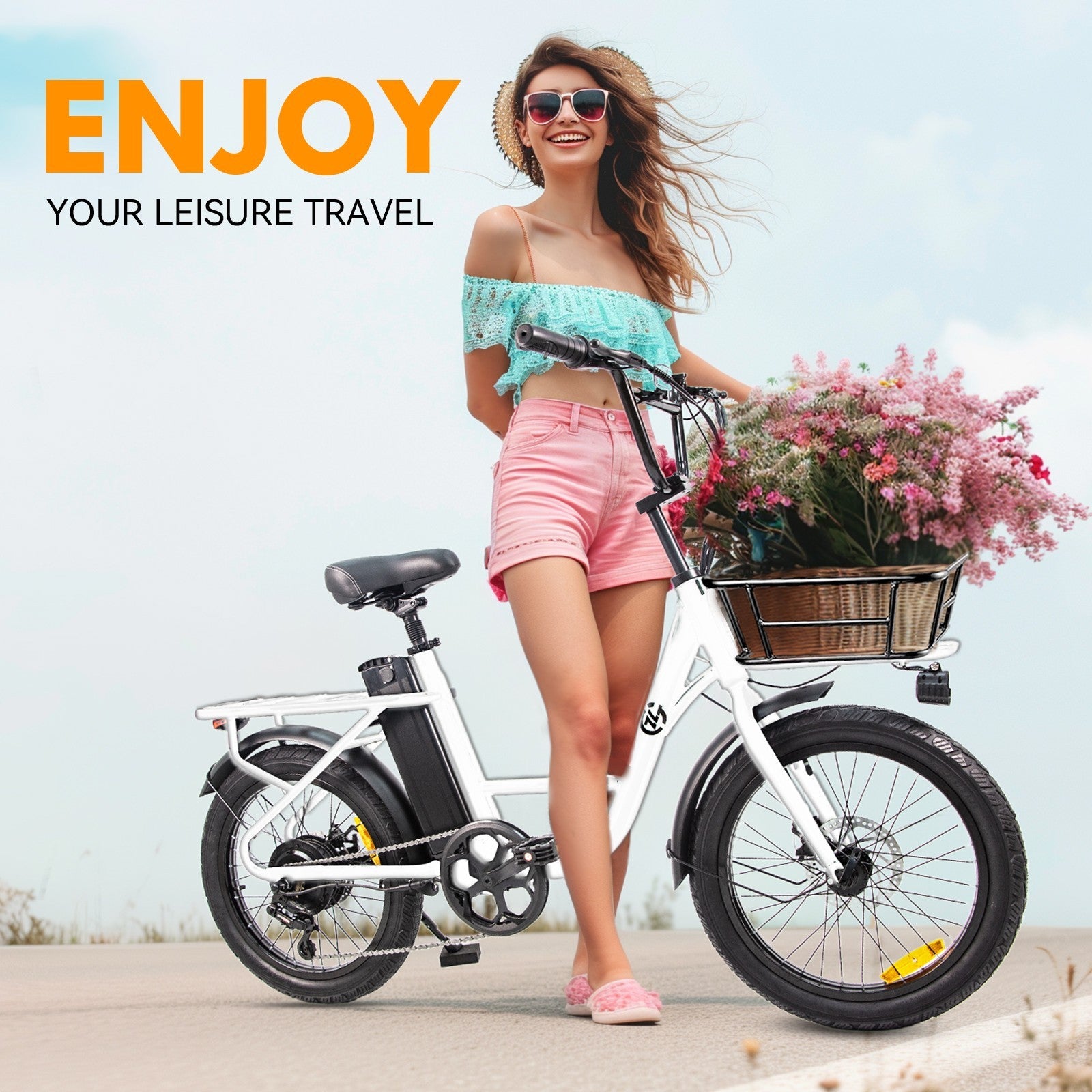 1000W 48V Electric Bike For Adult 10AH 26MPH 32Miles City Commuting E-bike