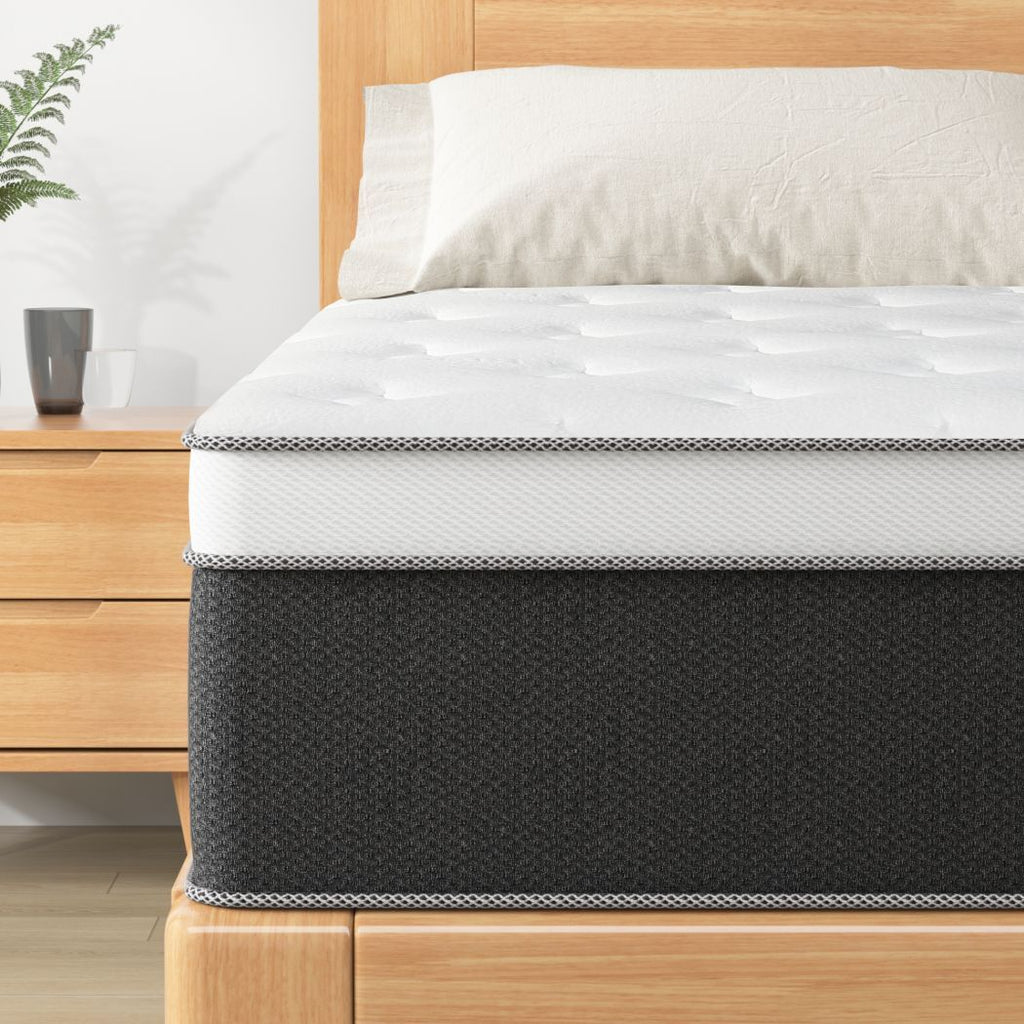 12" 14" Gel Memory Foam Hybrid Mattress Spring Twin Full Queen King In A Box