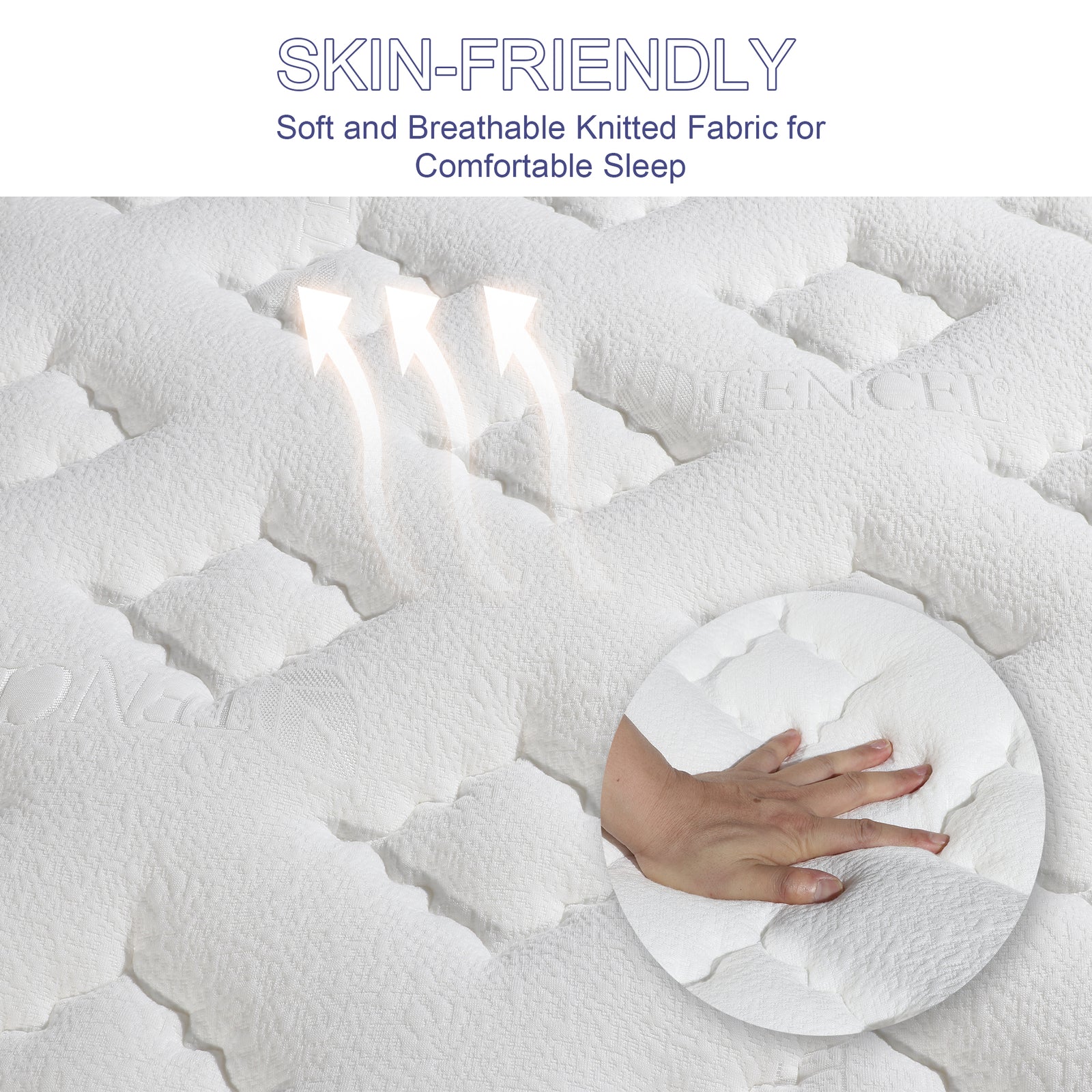 12 /14 Inch Gel Memory Foam Hybrid Mattress Innerspring In A Box Medium Firm