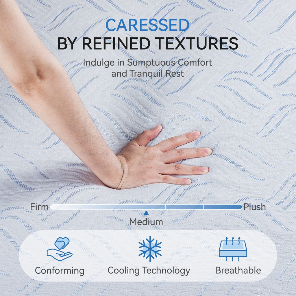 10" 14" Memory Foam Twin Full Queen King Size Spring Hybrid Mattress in a Box