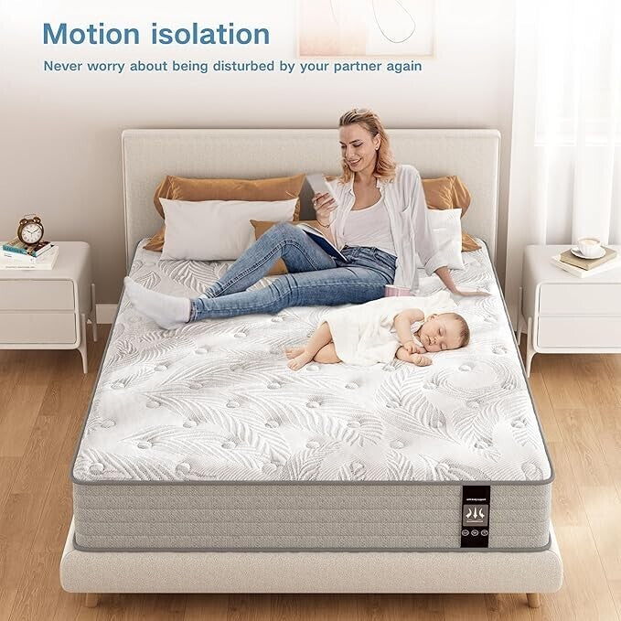 10" 12" 14" Twin Full Queen King Mattress in a Box Hybrid Spring Gel Memory Foam