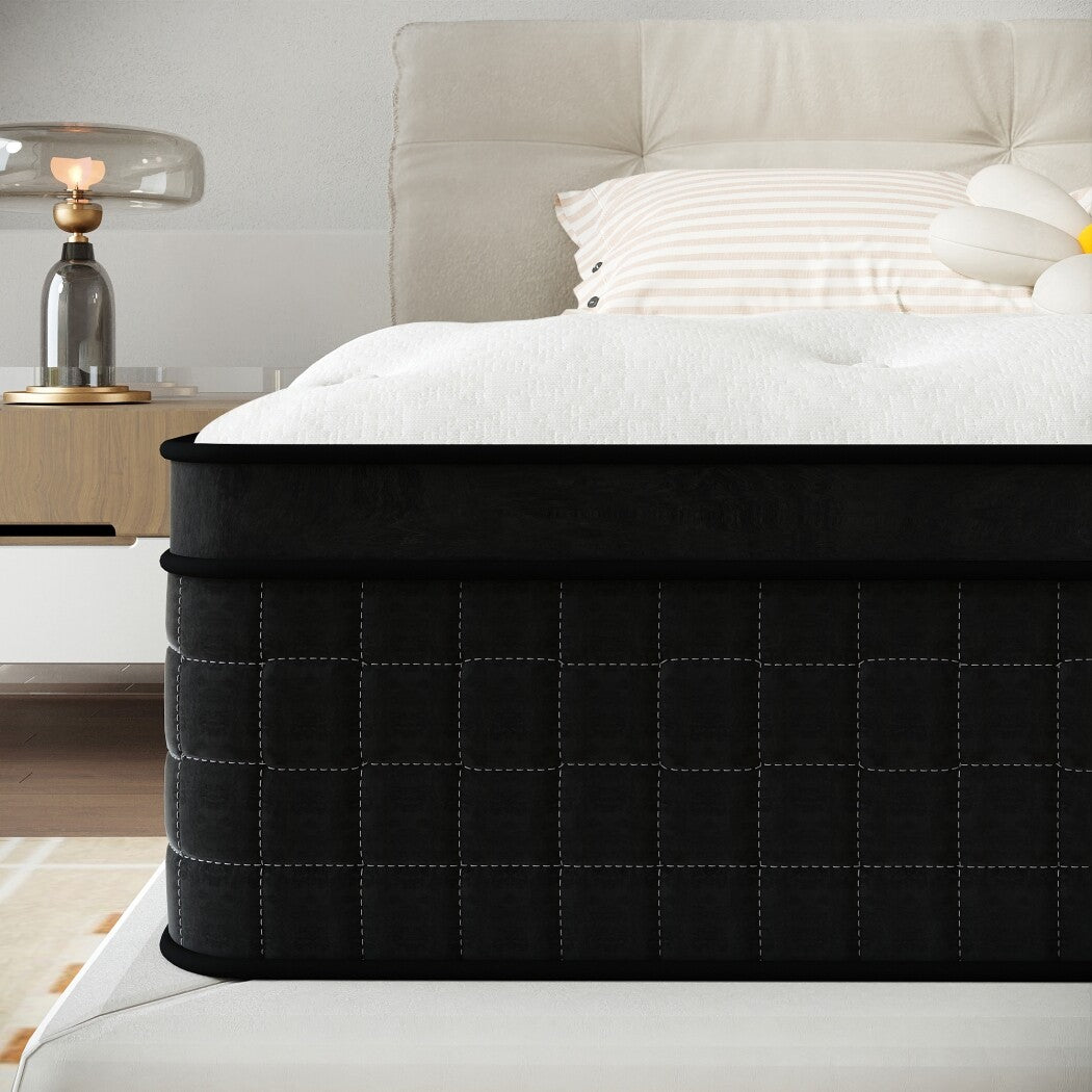 12" 14" Twin Full Queen King Size Mattress Hybrid Memory Foam Spring Bed in box