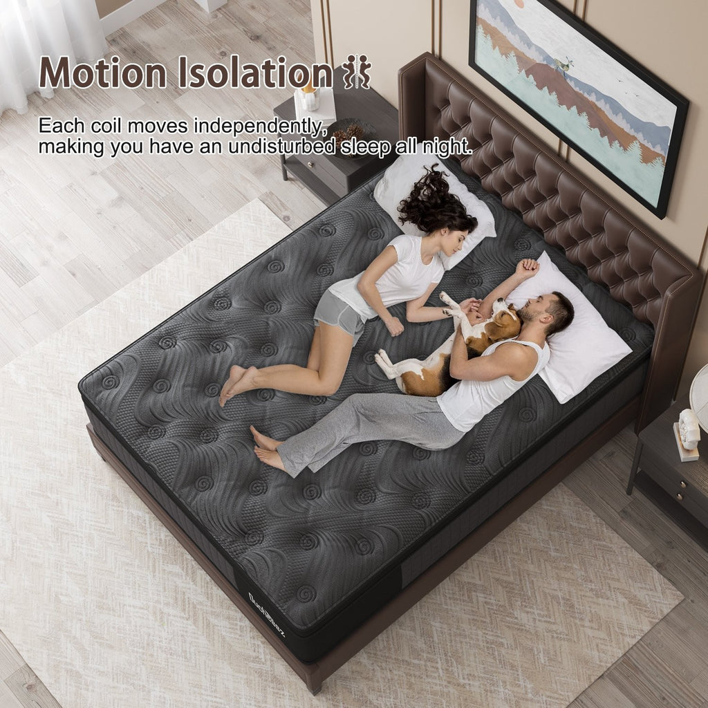 10"12"14" Twin Full Queen King Size Mattress in a Box Hybrid Spring Memory Foam