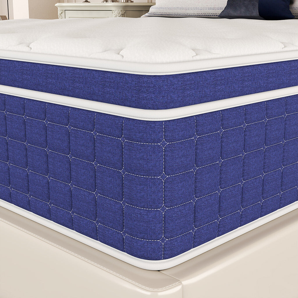 12 /14 Inch Gel Memory Foam Hybrid Mattress Innerspring In A Box Medium Firm