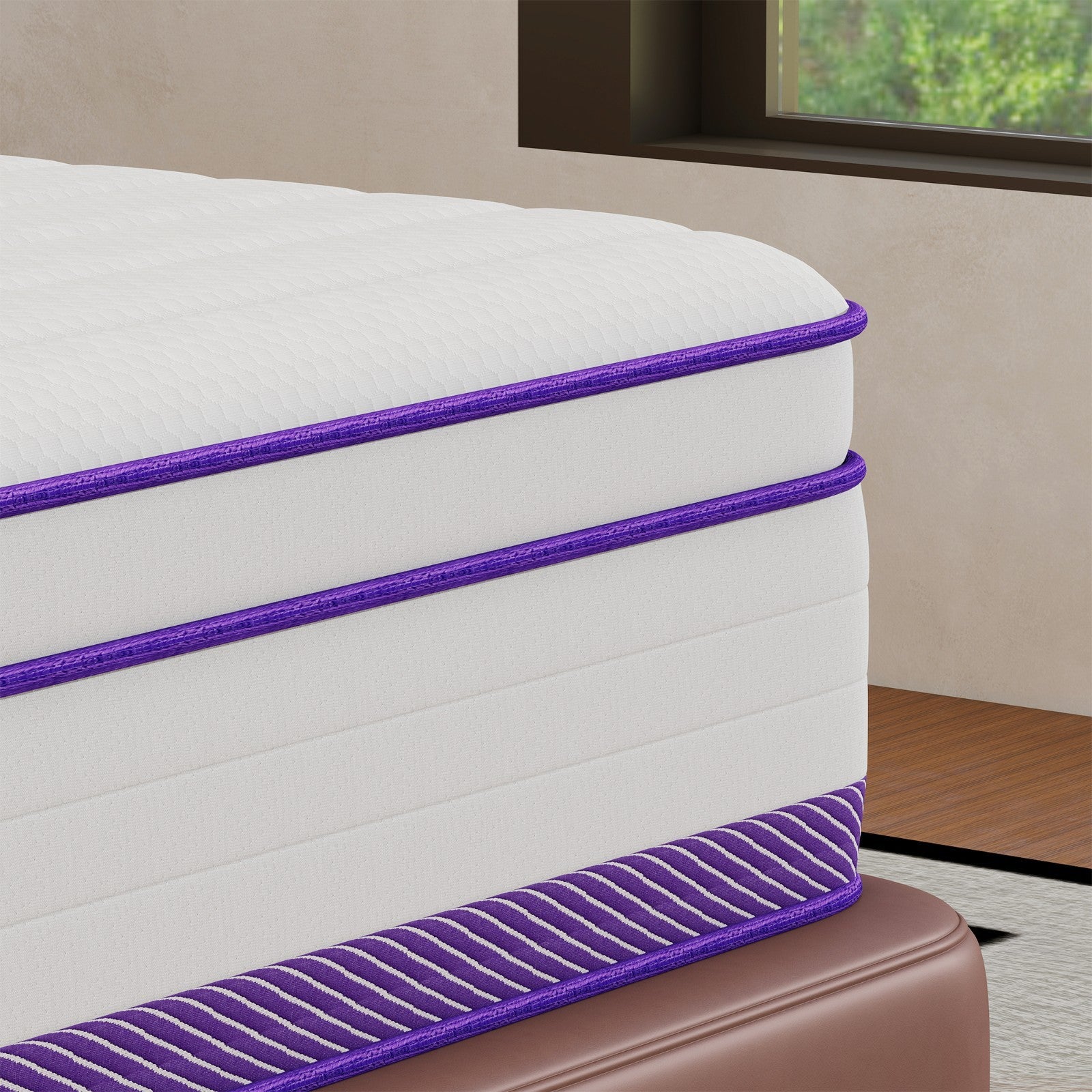 12" 14" Mattress Twin Full Queen King Size Hybrid Pocket Spring Memory Foam Bed