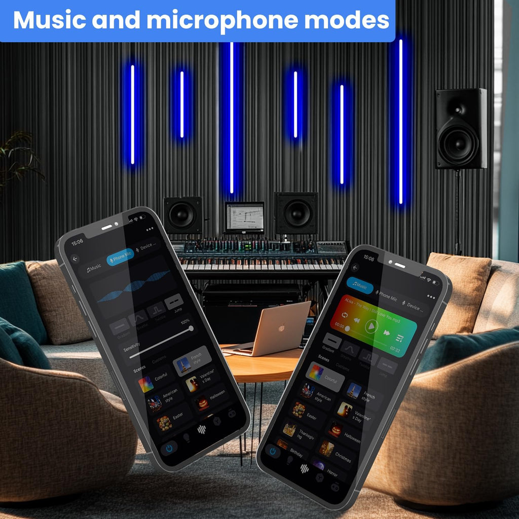 ** NEW RGB Smart Recessed LED Lighting for Acoustic Panels | WiFi/Alexa | 6-Pack