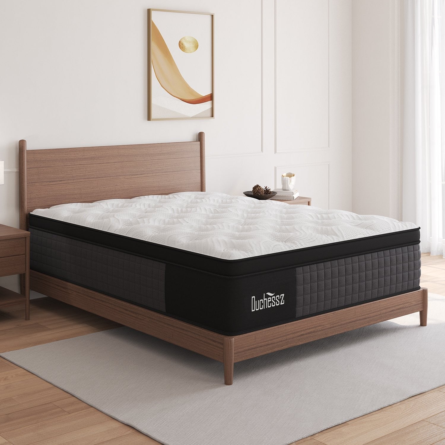 10"12"14" Twin Full Queen King Size Mattress in a Box Hybrid Spring Memory Foam