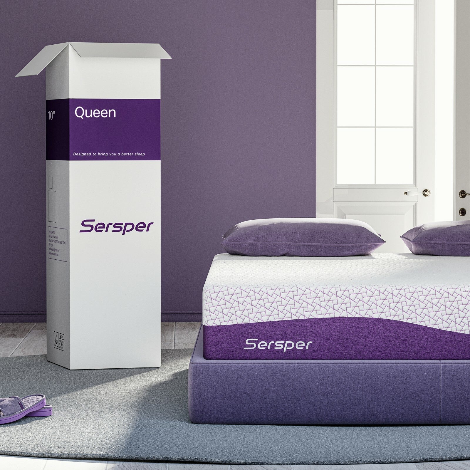 10/12/14 Inch Gel Infused Memory Foam Mattress Full Queen King - Bed In a Box