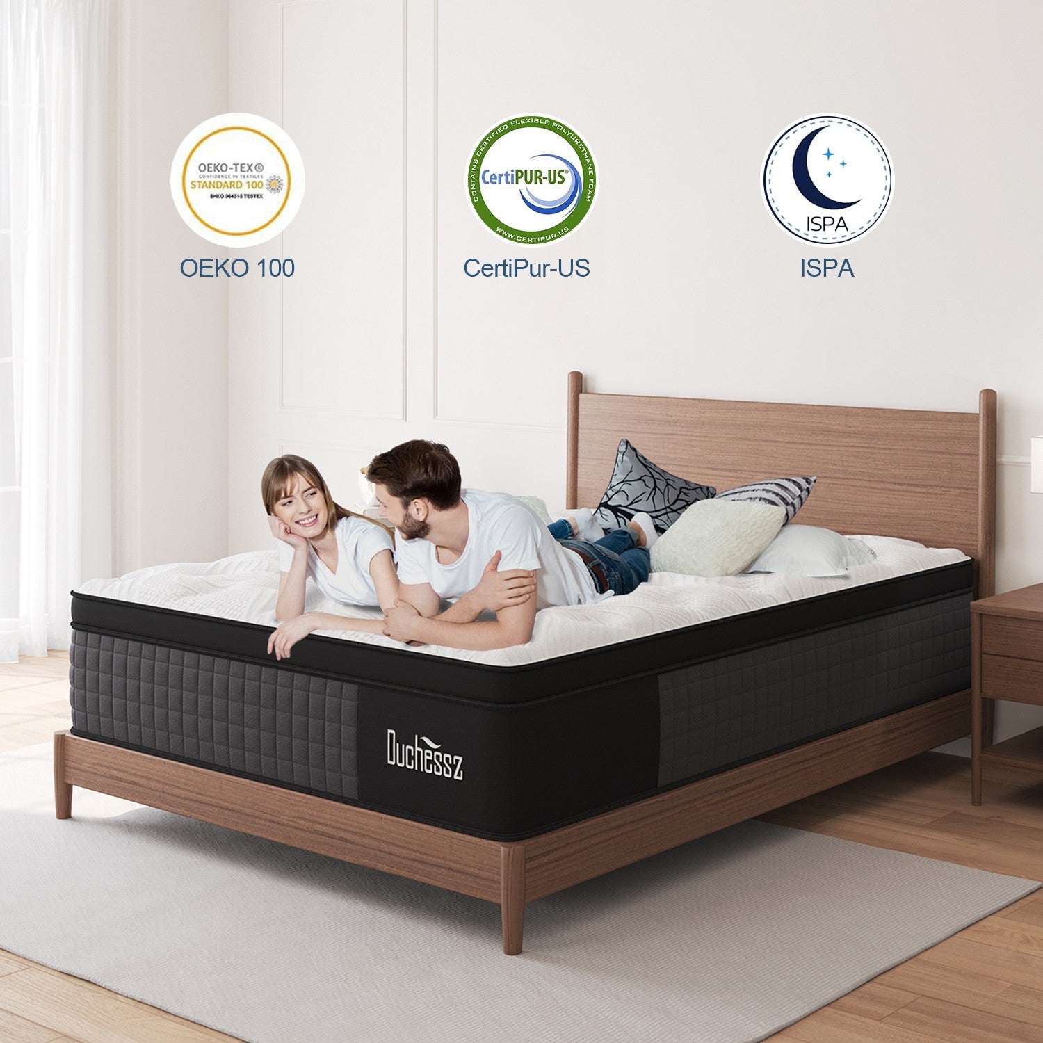 10"Gel Memory Foam Hybrid Spring Mattress Twin Full Queen King in A Box