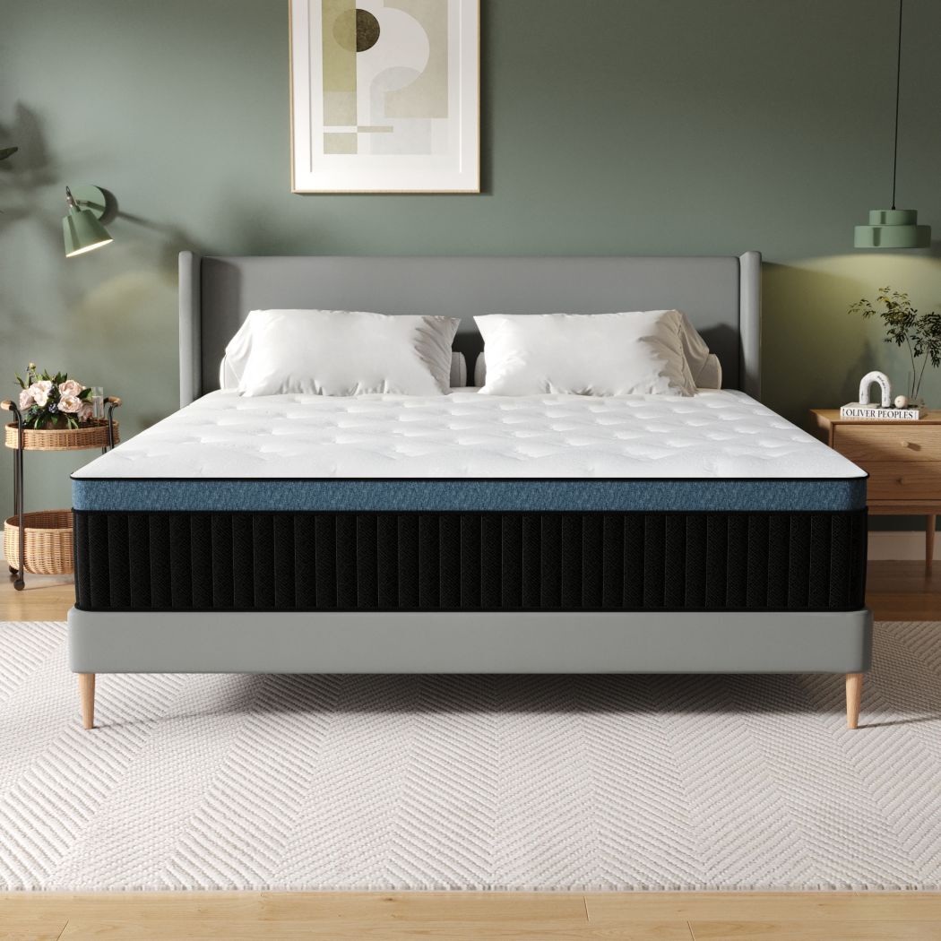 12" 14" Mattress in a Box Twin Full Queen King Size Memory Foam Pocket Spring