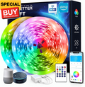 100 ft Smart WiFi Led Lights, Led Strip Lights Work with Alexa and Google Assist