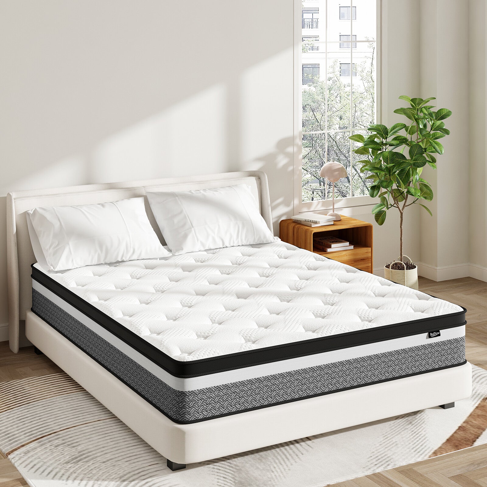 10/12/14 Inch Hybrid Gel Memory Foam Mattress Twin Full Queen King Size In a Box