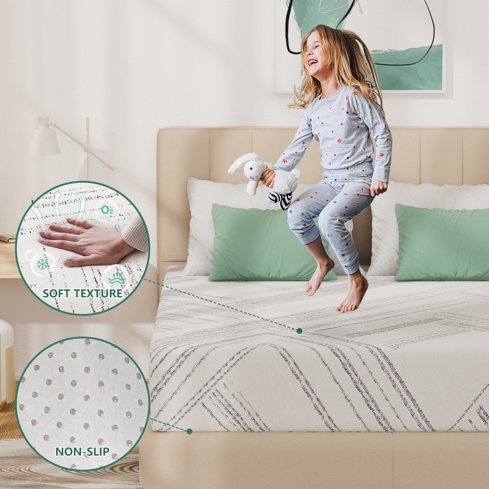 10"12"14" Hybrid Spring Mattress Twin Full Queen King Size Memory Foam in a Box