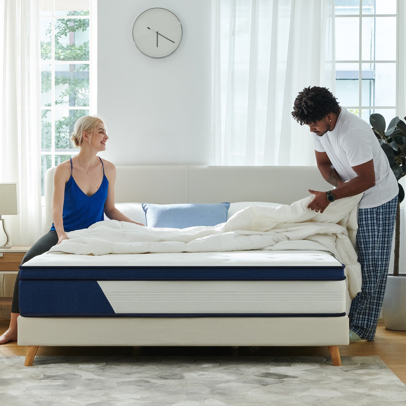 10"12"-Twin, Full, Queen,King Size Mattress Memory Foam Hybrid Mattress in a Box