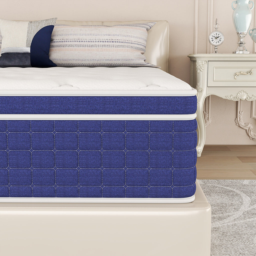 12 /14 Inch Gel Memory Foam Hybrid Mattress Innerspring In A Box Medium Firm