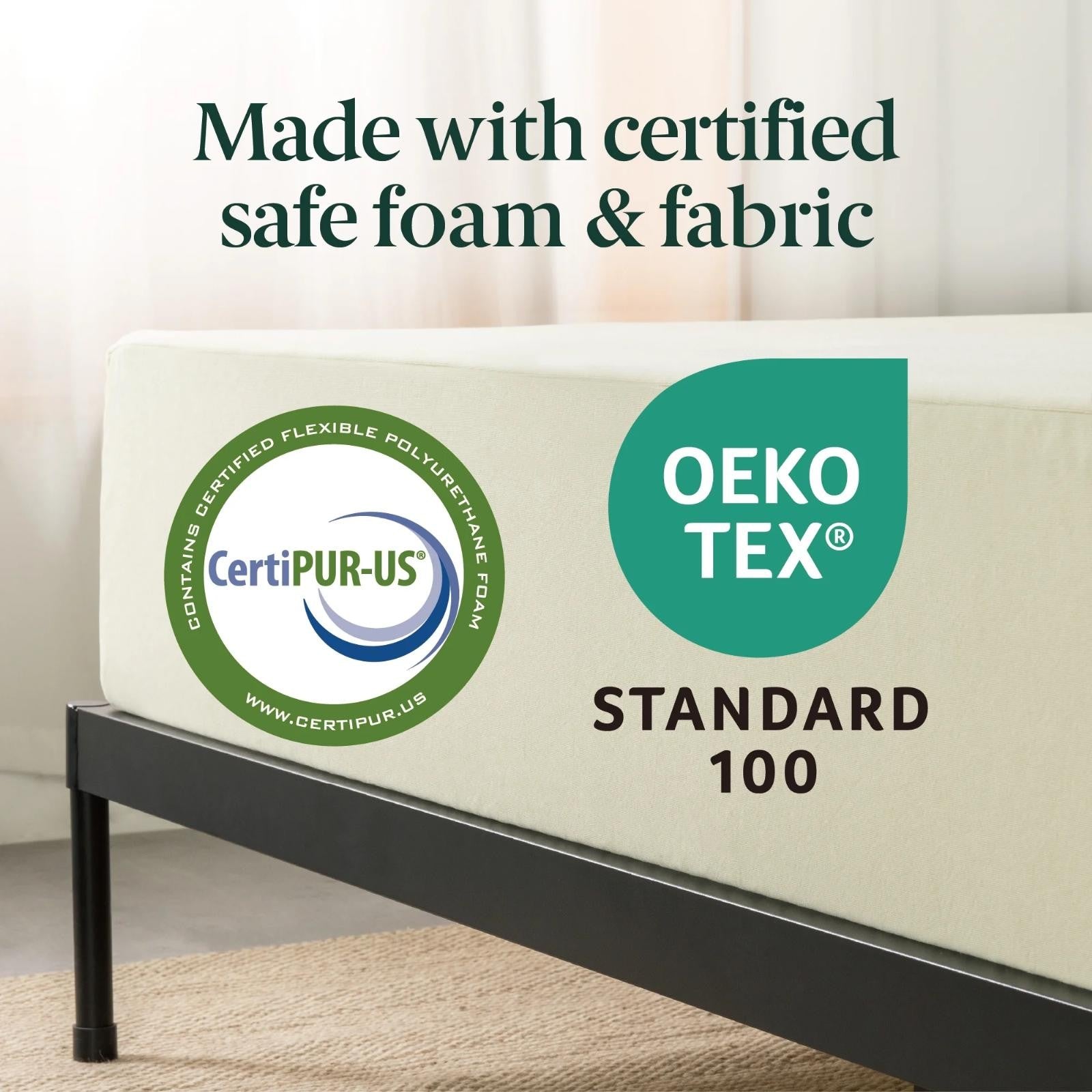 10" Zinus Cooling Airflow Gel Memory Foam Mattress In A Box Bedding King Size