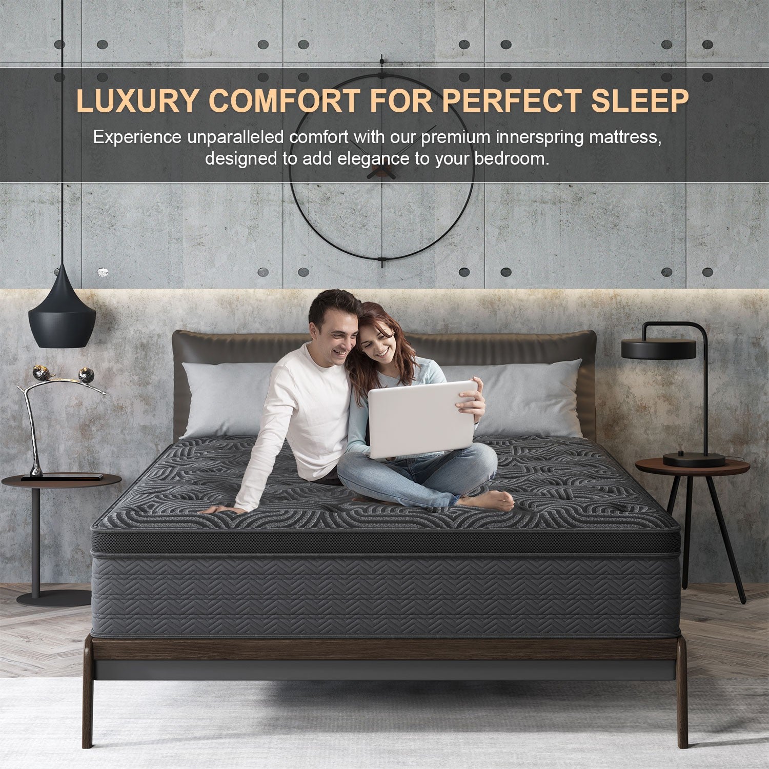 12 Inch Gel Memory Foam Hybrid Queen Twin Full King size Mattress In a Box