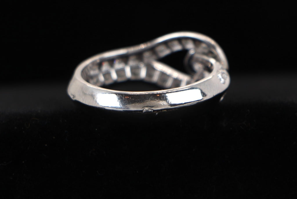 $6,950 Van Cleef Arpels 0.33ct D VVS2 Diamond Couture Platinum Engagement Ring