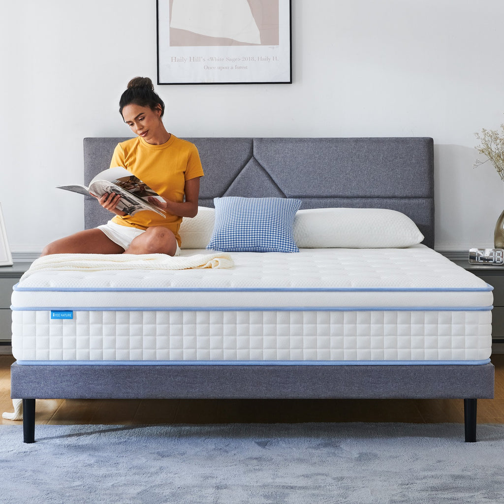 10"12"-Twin,Full,Queen,King Size Mattress Memory Foam Hybrid Mattress In a Box