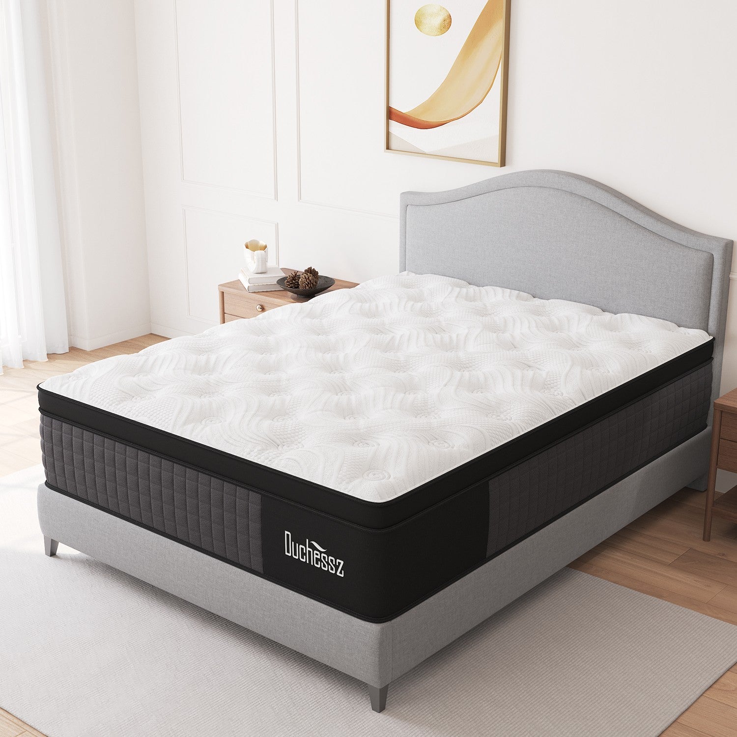 10"Gel Memory Foam Hybrid Spring Mattress Twin Full Queen King in A Box