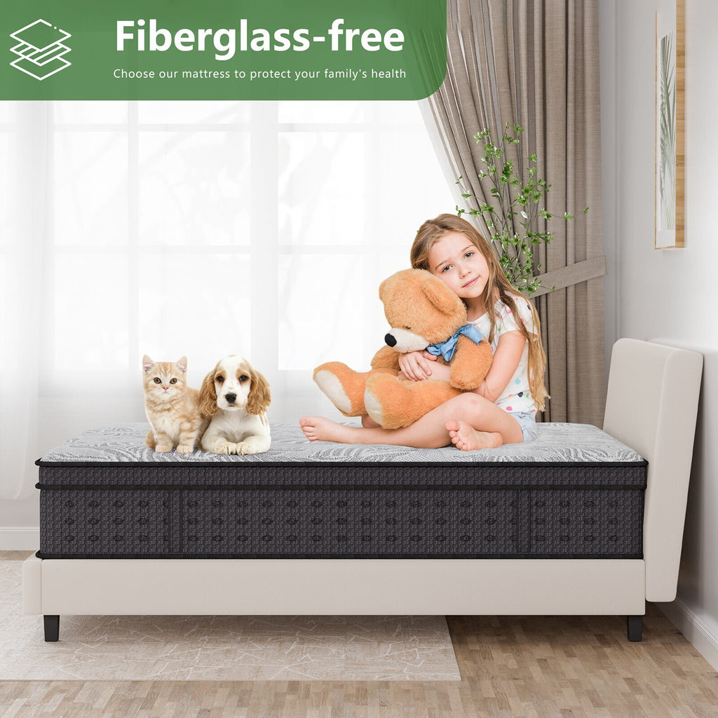 10" 12" 14" Twin Full Queen King Mattress in a Box Hybrid Spring Gel Memory Foam