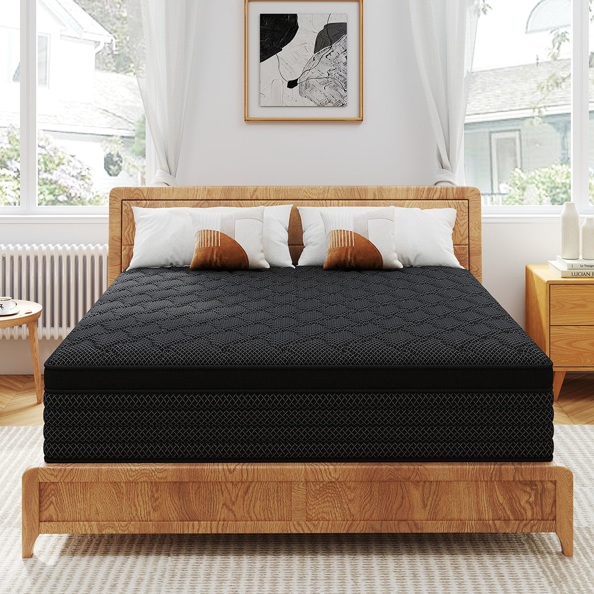 12" 14" Twin Full Queen King Mattress Gel Memory Foam Hybrid Spring Bed In a Box