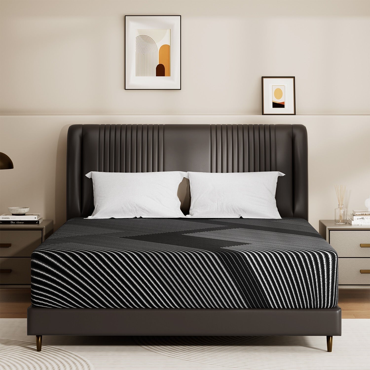 10"12"14" Hybrid Spring Mattress Twin Full Queen King Size Memory Foam in a Box