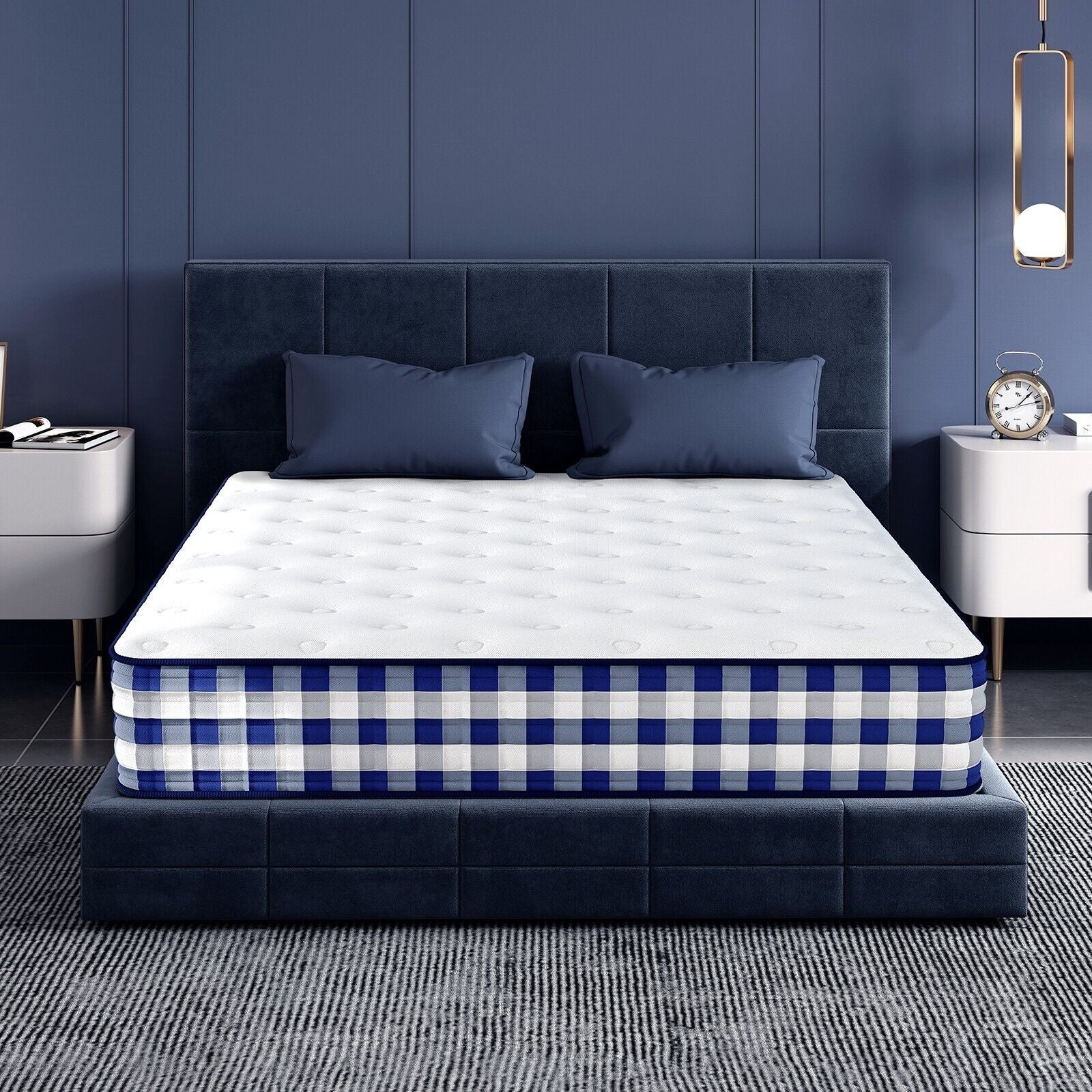 10" 14" Memory Foam Twin Full Queen King Size Spring Hybrid Mattress in a Box