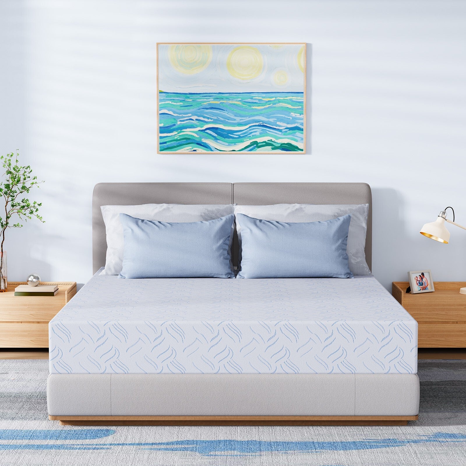 10" 12" 14" Twin Full Queen King Mattress in a Box Hybrid Spring Gel Memory Foam